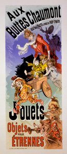 Cartaz para a loja de brinquedos &39;Buttes Chaumont&39;, c.1899
